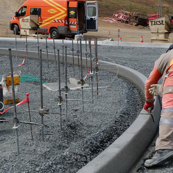 réalisation béton extrudé