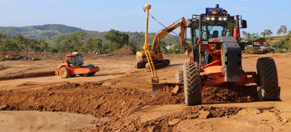 travaux voirie lotissement Canysia Païta